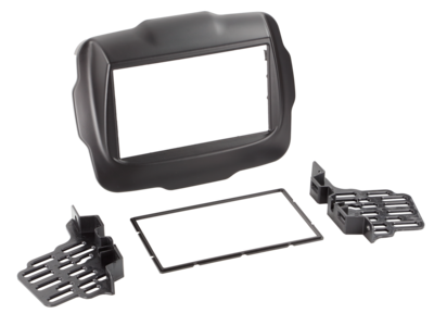 2-DIN Radioblende Jeep Renegade 2014-2023 schwarz