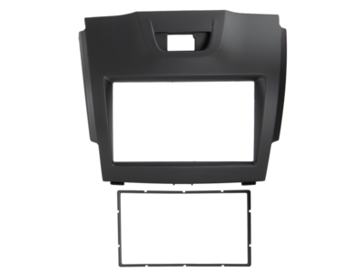2-DIN Radioblende Chevrolet/Isuzu D-Max/MU-X schwarz