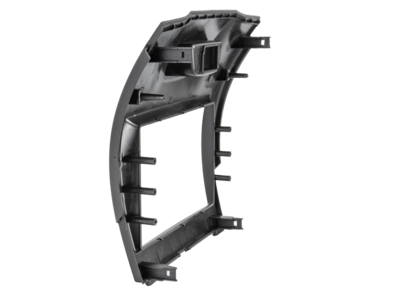 2-DIN Radioblende Chevrolet/Isuzu D-Max/MU-X schwarz