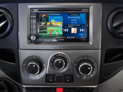 2-DIN Radioblende Iveco Daily 2006-2014 dunkelgrau