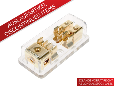 Sicherungsverteilerblock AGU (gold) 1 x 20 mm²  / 2 x 10 mm²