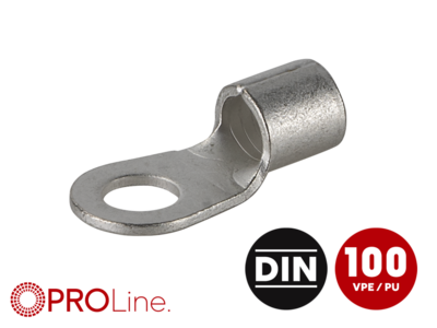 Ringkabelschuh 25mm²/8,4mm M8 unisoliert 100 Stück