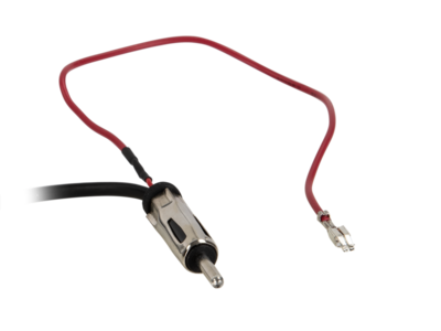 Glasklebeantenne AM/FM DIN(m) 12V extern