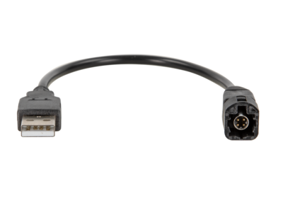USB Adapter VW diverse Fahrzeuge LVDS schwarz>USB-A
