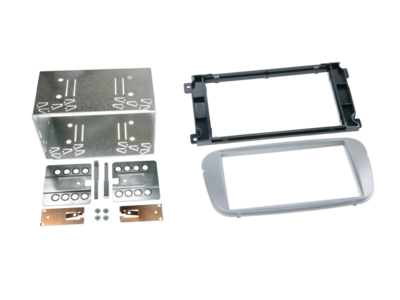 2-DIN Radioblende Ford diverse Fahrzeuge silber