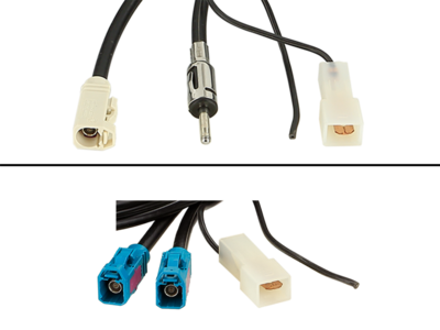 Antennenkabel Kit Fakra(f)>DIN(m)/Fakra(f) FM/GPS