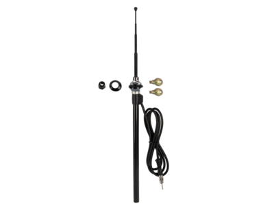 Teleskopantenne AM/FM universal passiv schwarz Ø29mm lose