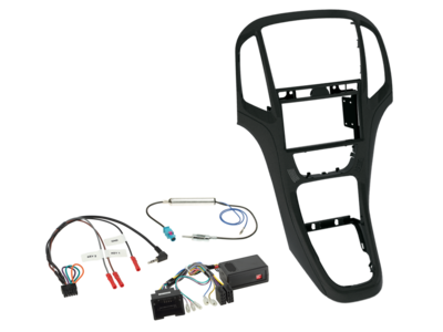 2-DIN Kit Opel Astra J 2009-2018 perl schwarz LFB/Antenne