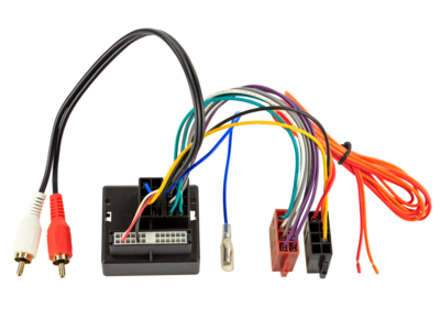 Aktivsystemadapter Audi 2 Kanal 40Pin Quadlock>Cinch