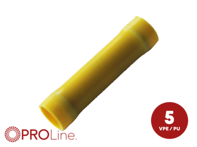 Stoßverbinder 4,0mm²-6,0 mm² gelb EE 5 Stück