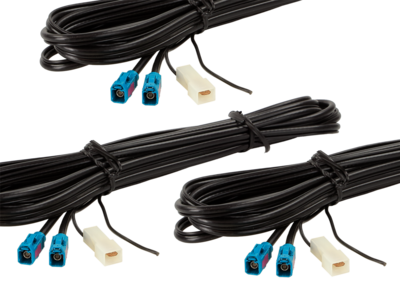 Antennenkabel Kit Fakra(f)>3xFakra(f) WiFi/GSM/LTE/5G/GPS