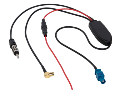Antennensplitter AM/FM DAB+ Fakra(m)>DIN(m)/SMB(f) lose