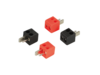 Lautsprecher Stecker DIN(m) 2 x rot/2 x schwarz 2,5 mm²