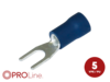 Gabelkabelschuh 1,5mm²-2,5mm²/4,4mm blau S 5 Stück
