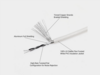 Recoil Marine OFC Cinch Kabel 2 Kanal 610cm