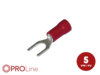 Gabelkabelschuh 0,5mm²-1,5mm²/5,4mm rot ST 5 Stück