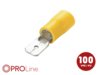 Flachstecker(m) 4,0mm²-6,0mm²/6,3mm gelb ST 100 Stück