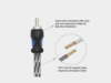 Recoil Echo OFC Cinch Kabel Y-Kabel (f)/(f)>(m) 30cm