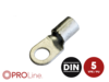 Ringkabelschuh 16mm²/6,5mm M6 unisoliert 5 Stück