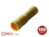 Rundsteckhülse 4,0mm²-6,0mm²/4,9mm gelb ST 100 Stück