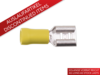 Flachsteckhülse(f) 4,0mm²-6,0mm²/6,3mm gelb 100 Stück