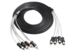 Recoil Premium OFC Cinch Kabel 4 Kanal 270cm