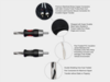 Recoil Premium OFC Cinch Kabel 2 Kanal 360cm