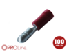 Rundstecker 0,5mm²-1.5mm²/4,0mm rot 100 ST Stück