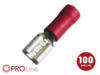 Flachsteckhülse(f) 0,5mm²-1,5mm²/4,8mm rot EE 100 Stück