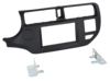 2-DIN Radioblende Kia Rio(UB) 09/2011-01/2015 schwarz LHD