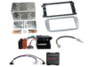 2-DIN Kit Ford diverse Fahrzeuge silber LFB/analog/Antenne
