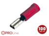 Flachsteckhülse(f) 0,5mm²-1,5mm²/2,8mm rot EE 100 Stück