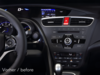 2-DIN Radioblende Honda Civic 02/2012-02/2018 schwarz