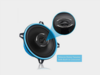 Lautsprecher Coaxial Recoil Echo 2-Wege 130mm/50W RMS