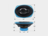 Lautsprecher Coaxial Recoil Echo 3-Wege 6x9 Zoll/35W RMS
