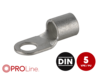 Ringkabelschuh 50mm²/10,5mm M10 unisoliert 5 Stück