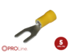 Gabelkabelschuh 4,0mm²-6,0mm²/6,5mm gelb ST 5 Stück