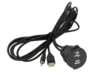 USB/AUX Einbaubuchse USB-A/Klinke spritzwassergeschützt