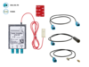 Antennensplitter AM/FM DAB+ Fakra(m)>DIN(m)/SMA(m)/SMB(f)