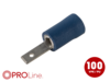 Flachstecker(m) 1,5mm²-2,5mm²/2,8mm blau ST 100 Stück