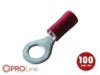 Ringkabelschuh 0,5mm²-1,5mm²/4,3mm rot ST 100 Sück