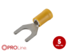 Gabelkabelschuh 4,0mm²-6,0mm²/8,5mm gelb ST 5 Stück