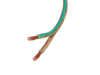 Lautsprecherkabel 2x1.50mm² transparent/mint Meterware