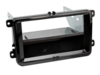2-DIN Radioblende mit Fach Seat/Skoda/VW Klavierlack schwarz