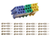 Montageset Mini-ISO Stecker 23 teilig lose