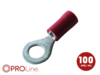 Ringkabelschuh 0,5mm²-1,5mm²/6,4mm rot ST 100 Stück