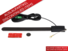 Glasklebeantenne DVB-T Fakra(f) 12V Phantom schwarz