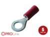 Ringkabelschuh 0,5mm²-1,5mm²/6,4mm rot ST 5 Stück
