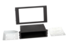 2-DIN Radioblende mit Fach Seat Ibiza/Leon schwarz