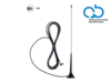Magnetfußantenne DAB+ 0° Stabneigung SMB(f) passiv